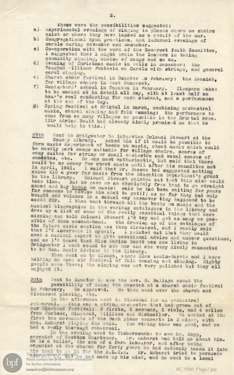 Report from 22 May to 22 Jun 1940