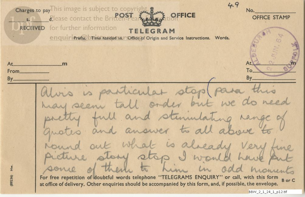 Questions for 'Time and Life' magazine