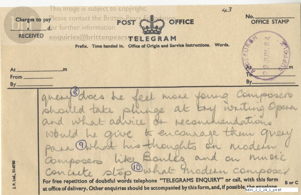 Questions for 'Time and Life' magazine