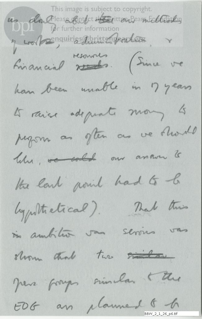 Account of English Opera Group tour of the USSR