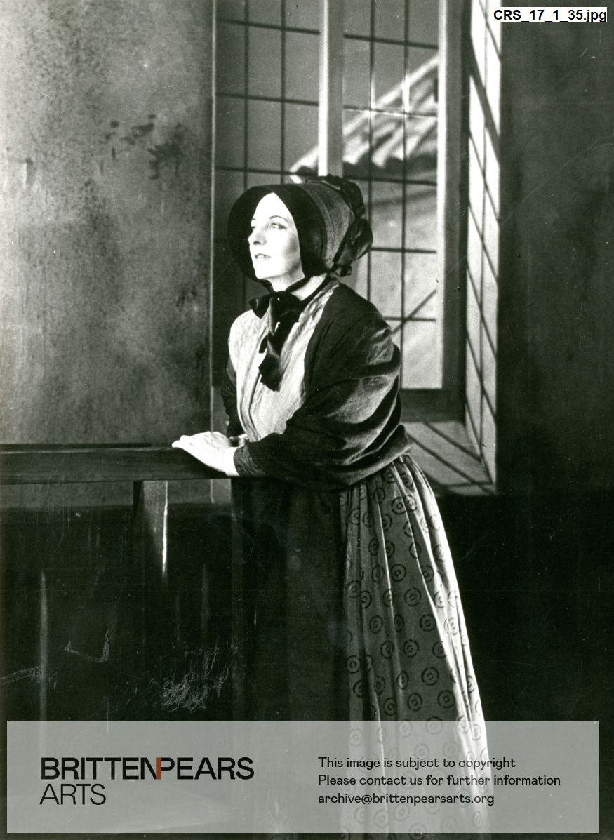 Photograph of Joan Cross as Ellen Orford in Peter Grimes