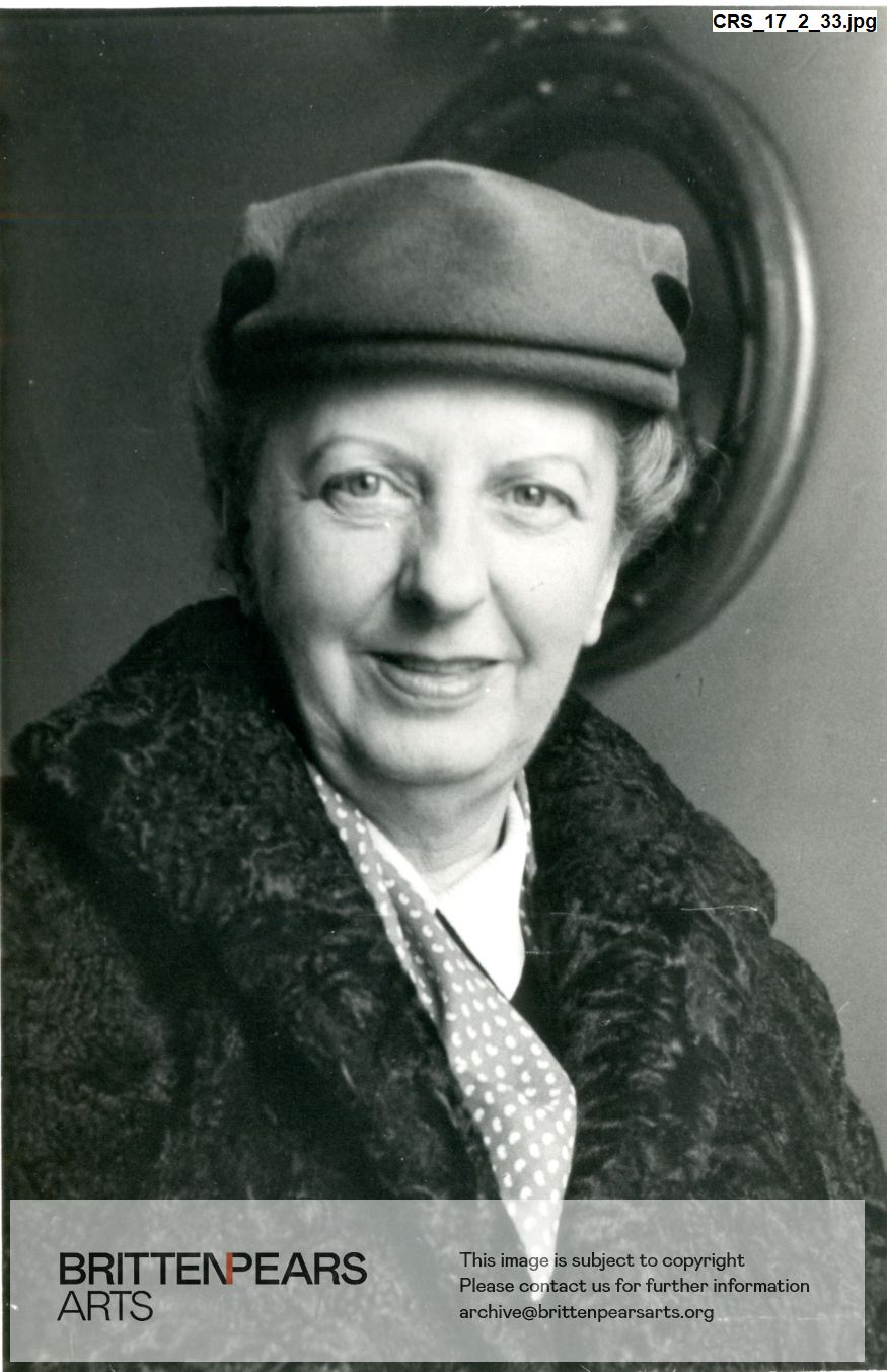 Photograph of Joan Cross