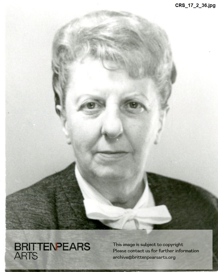 Photograph of Joan Cross