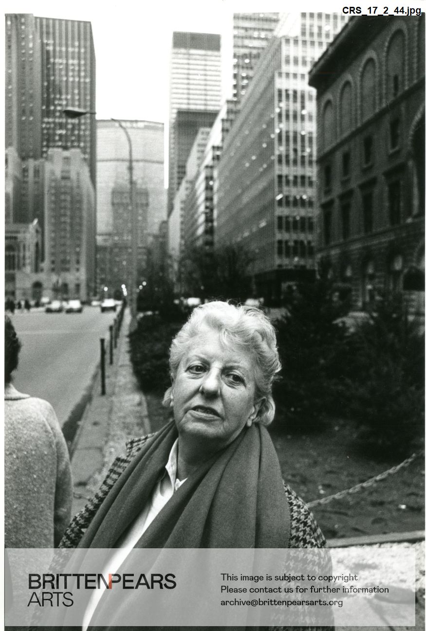 Photograph of Joan Cross