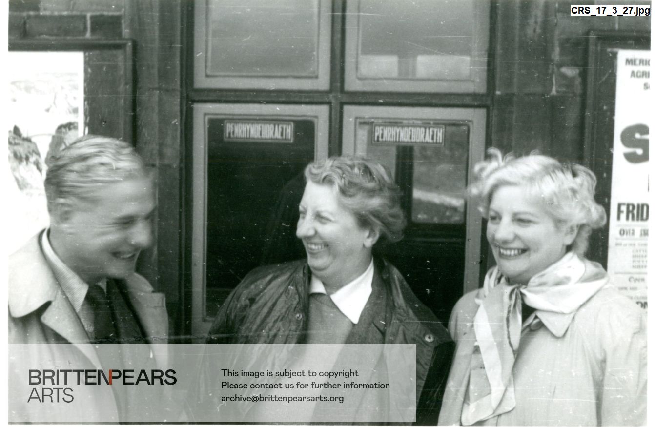 Photograph of Joan Cross with Con and Eric Smith