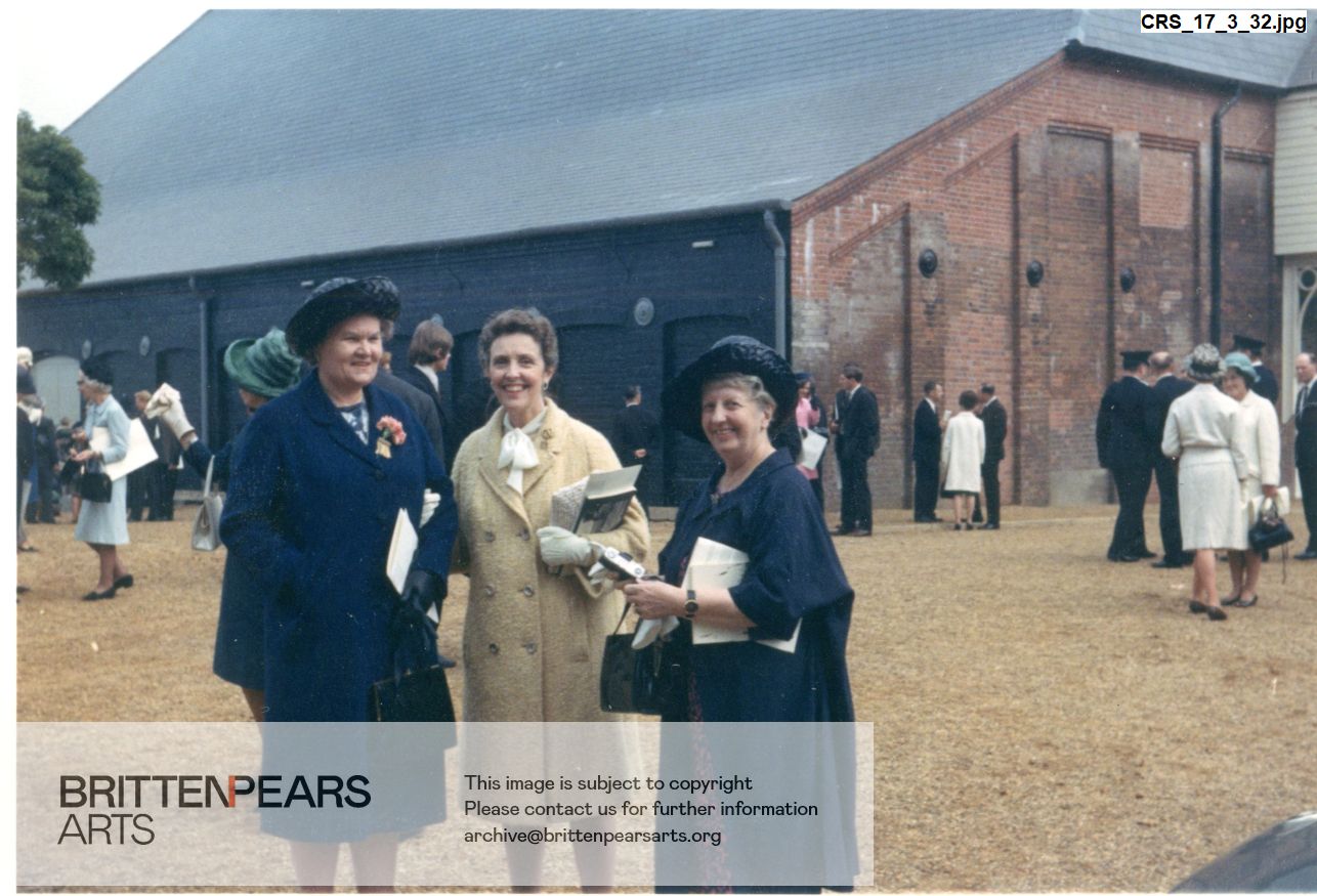Photograph of Joan Cross with Joyce Grenfell