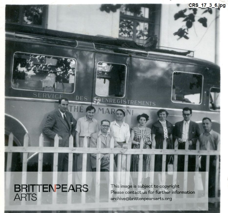 Photograph of a coach party