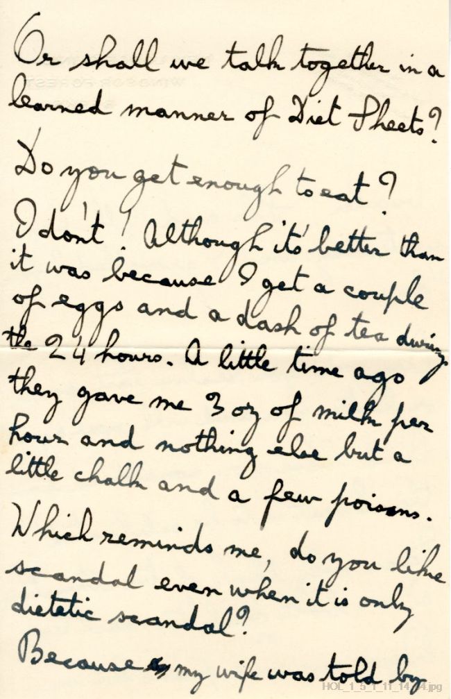 Letter from Gustav Holst to Amy Kemp