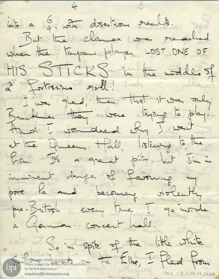 Letter from Imogen Holst to Gustav Holst
