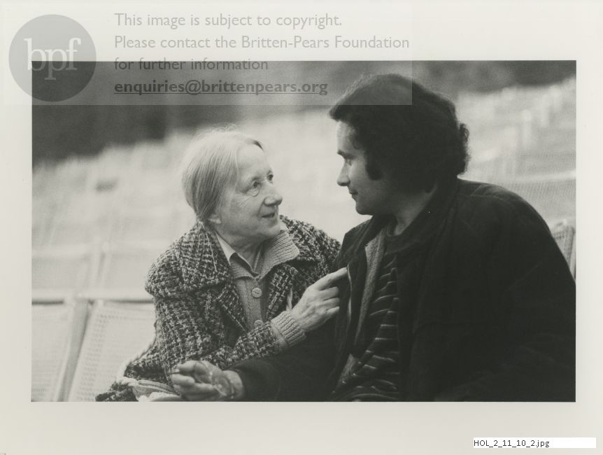 Photograph of Imogen Holst and Colin Matthews