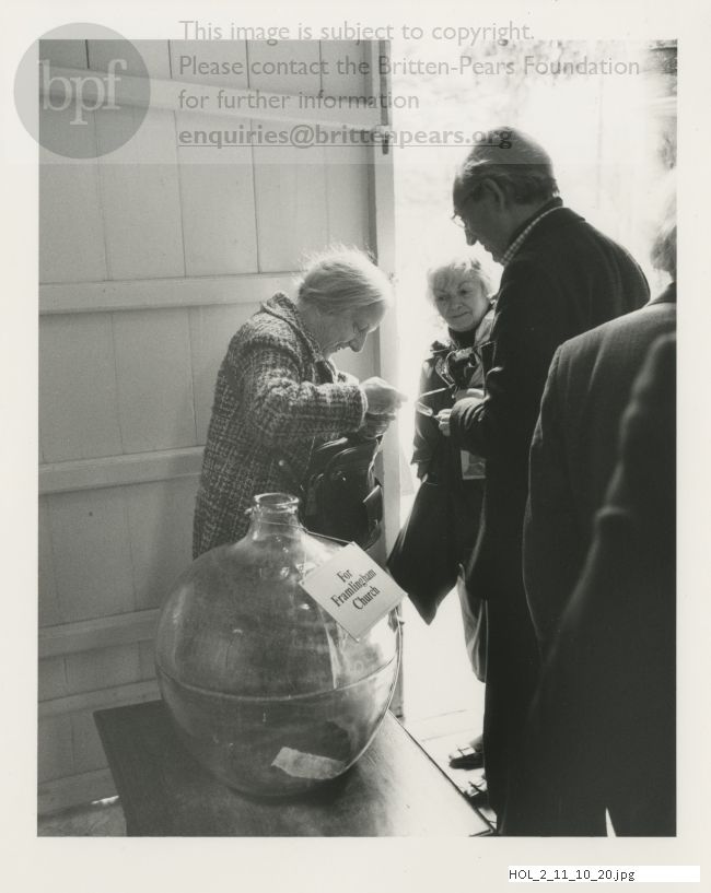 Photograph of Imogen Holst, Lyla Orbiston and Isador Caplan