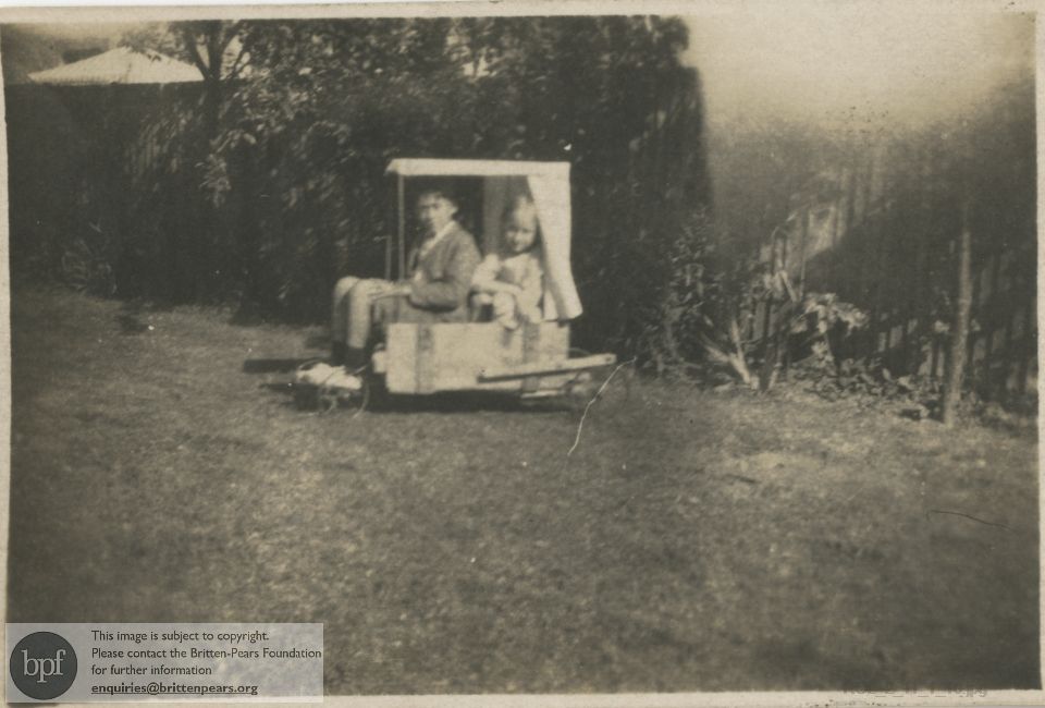 Photograph of Imogen Holst and Sebastian Brown