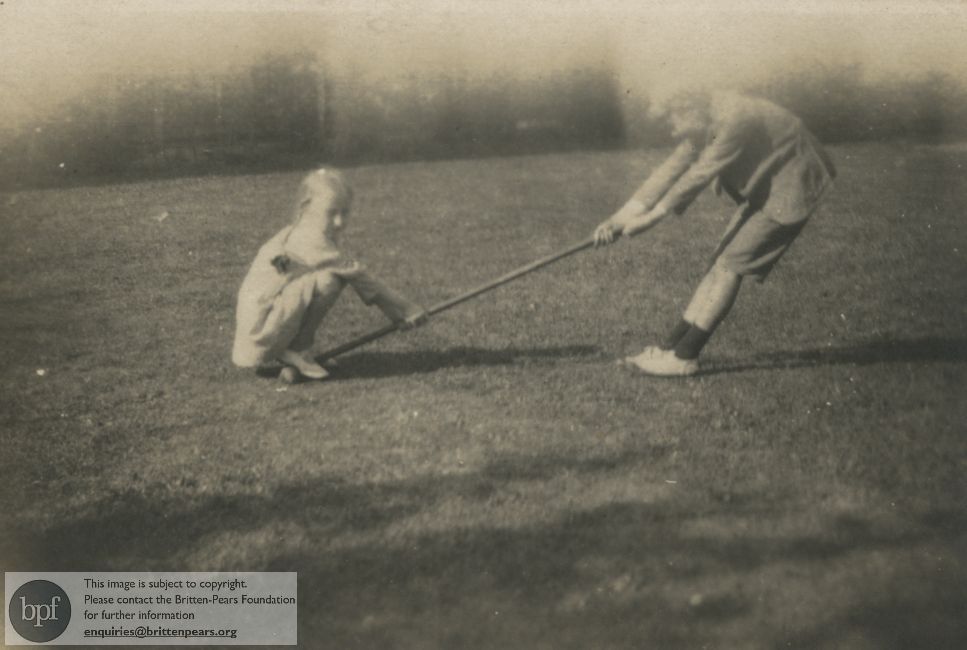 Photograph of Imogen Holst and Sebastian Brown