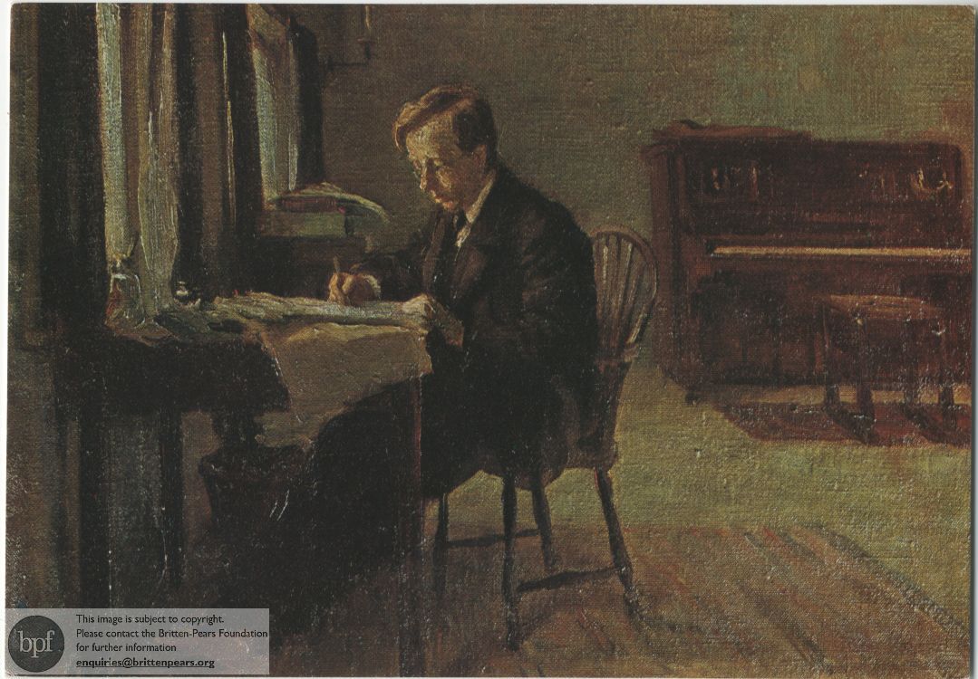 Postcard from Imogen Holst to Frank Forty and Kelly Forty