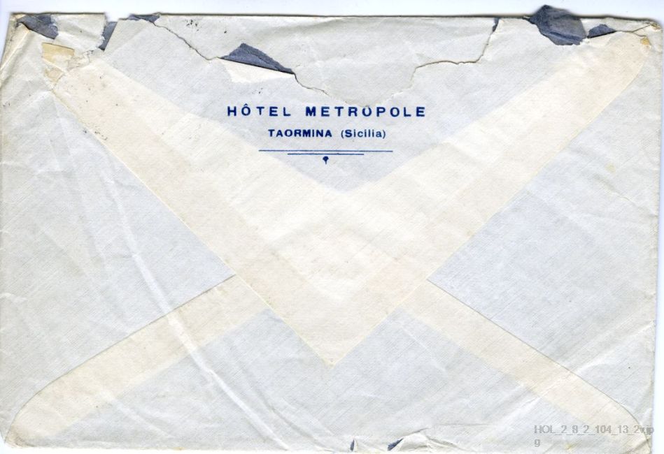 Letter from Gustav Holst to Imogen Holst