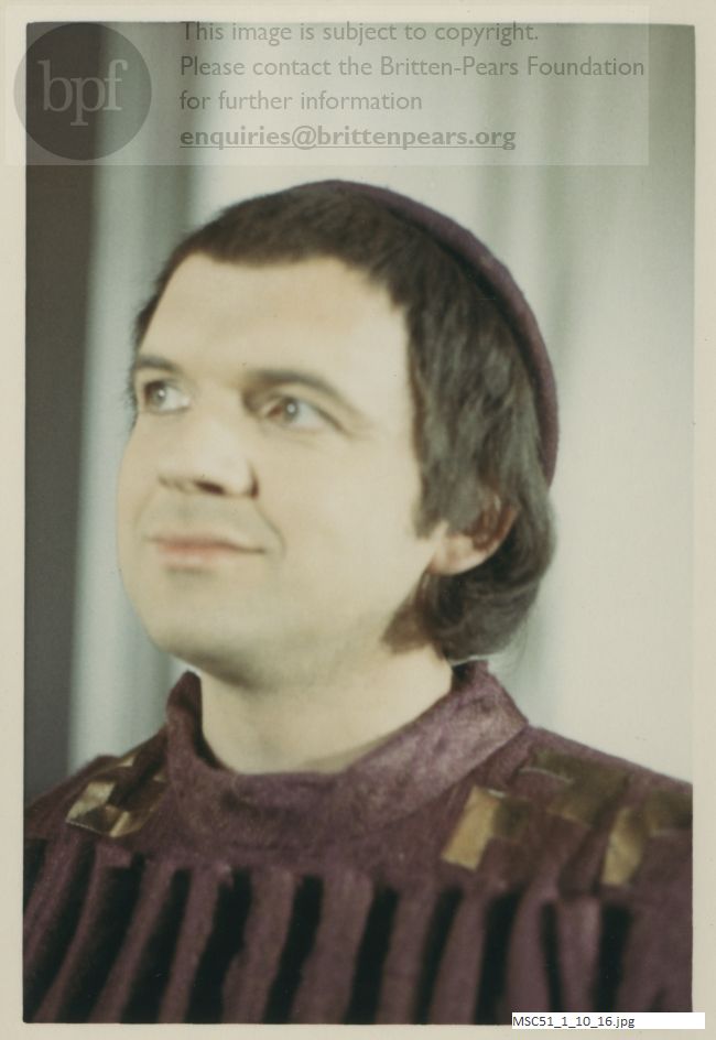 Production photograph of Britten's The Prodigal Son