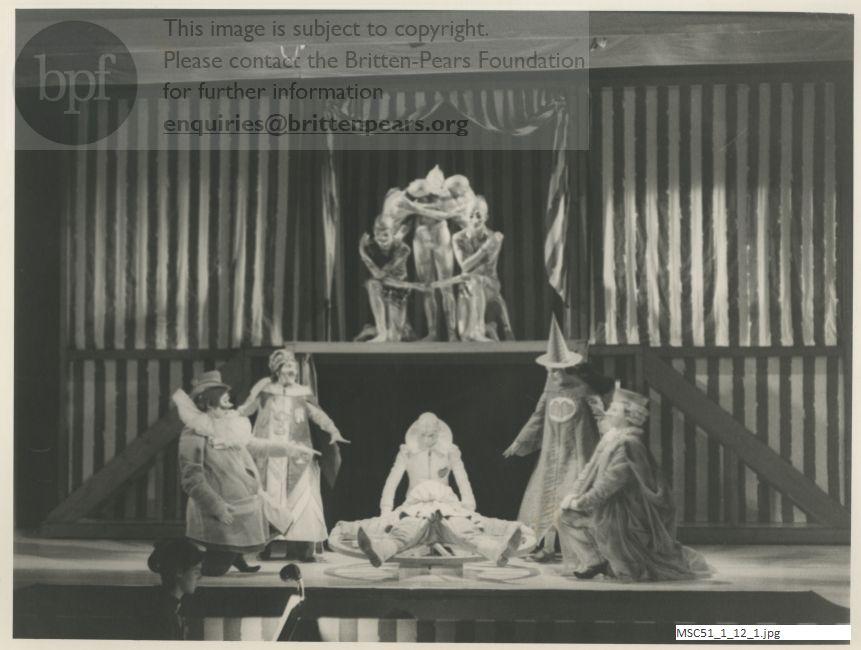 Production photograph of Harrison Birtwistle's Punch and Judy.