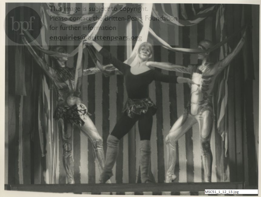 Production photograph of Harrison Birtwistle's Punch and Judy.
