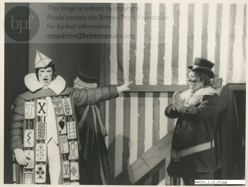 Production photograph of Harrison Birtwistle's Punch and Judy.