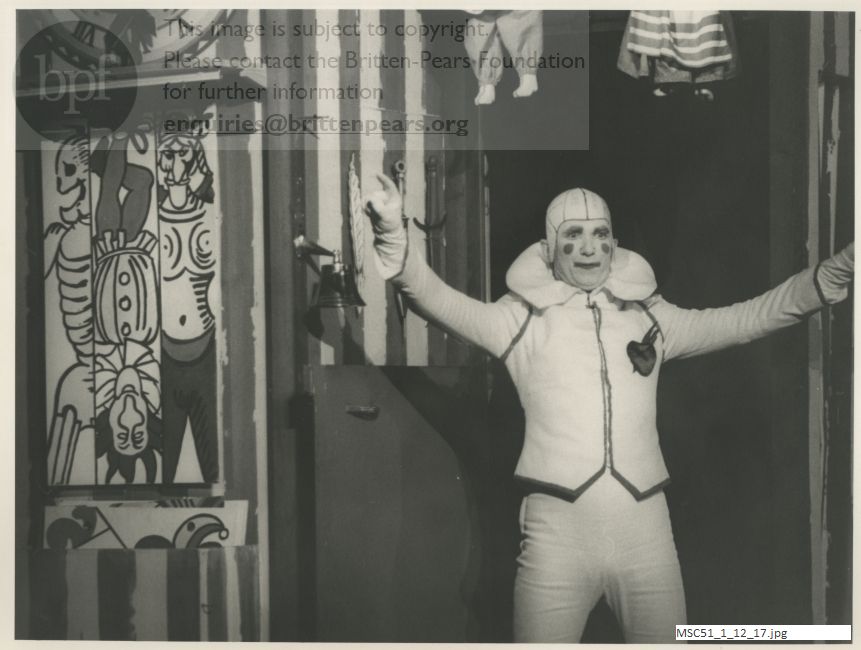 Production photograph of Harrison Birtwistle's Punch and Judy.