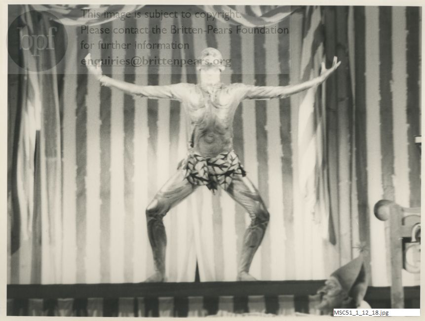 Production photograph of Harrison Birtwistle's Punch and Judy.