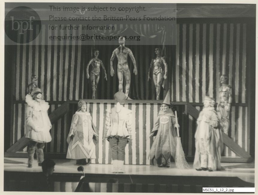 Production photograph of Harrison Birtwistle's Punch and Judy.