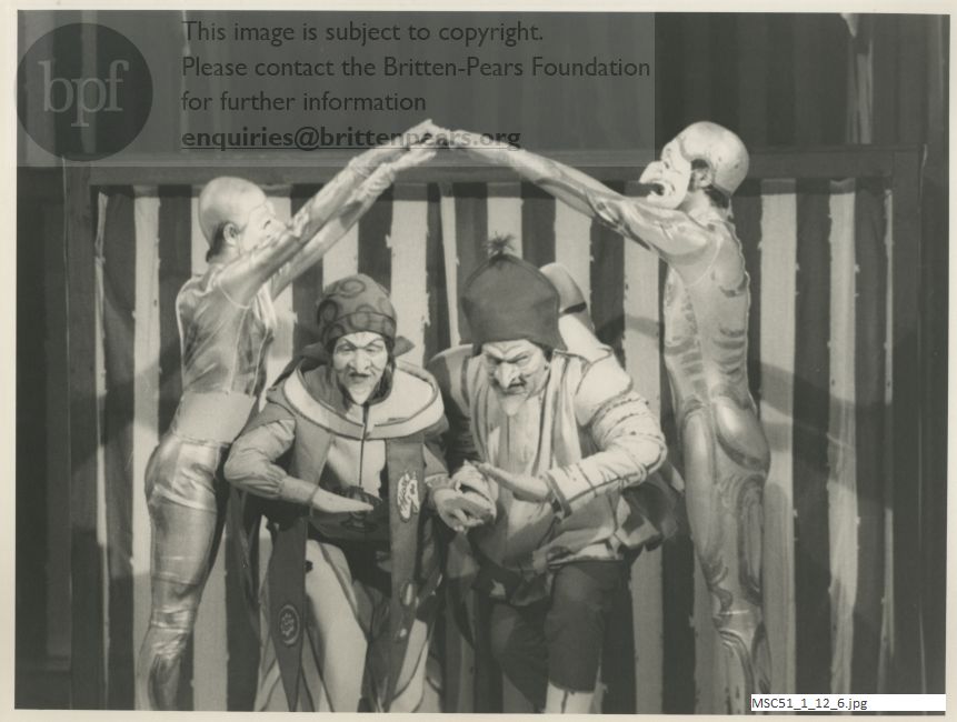 Production photograph of Harrison Birtwistle's Punch and Judy.