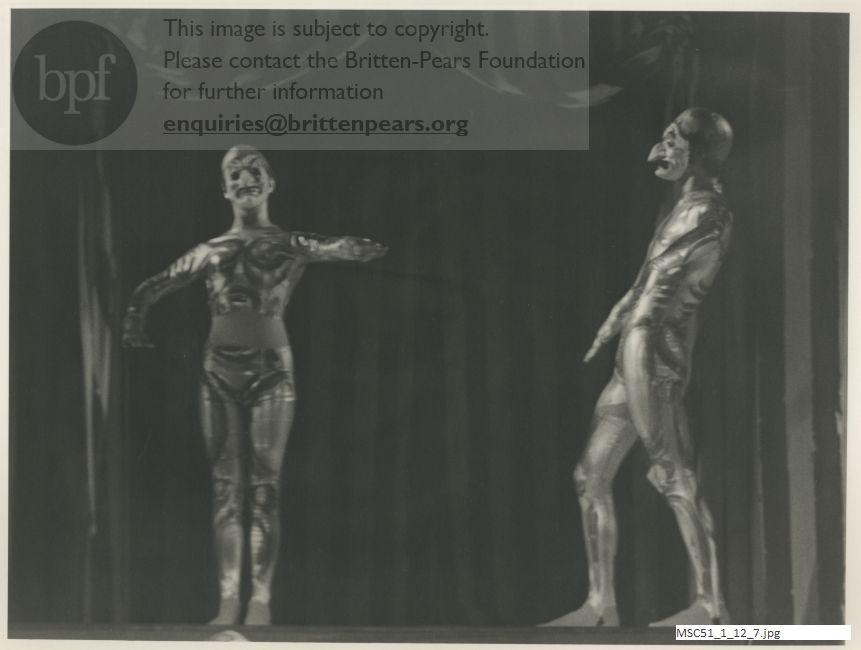 Production photograph of Harrison Birtwistle's Punch and Judy.