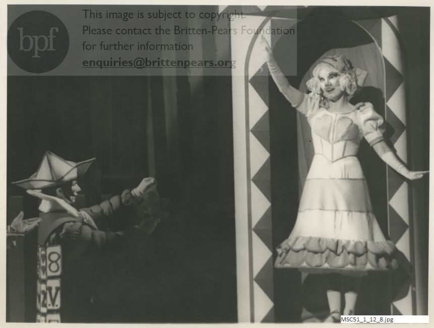Production photograph of Harrison Birtwistle's Punch and Judy.