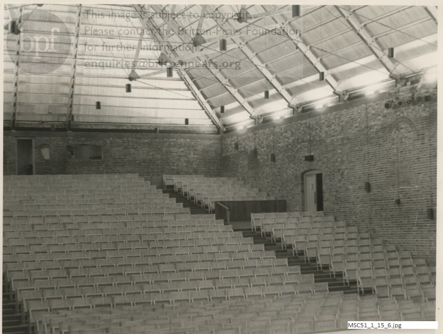 Photograph of Snape Maltings Concert Hall
