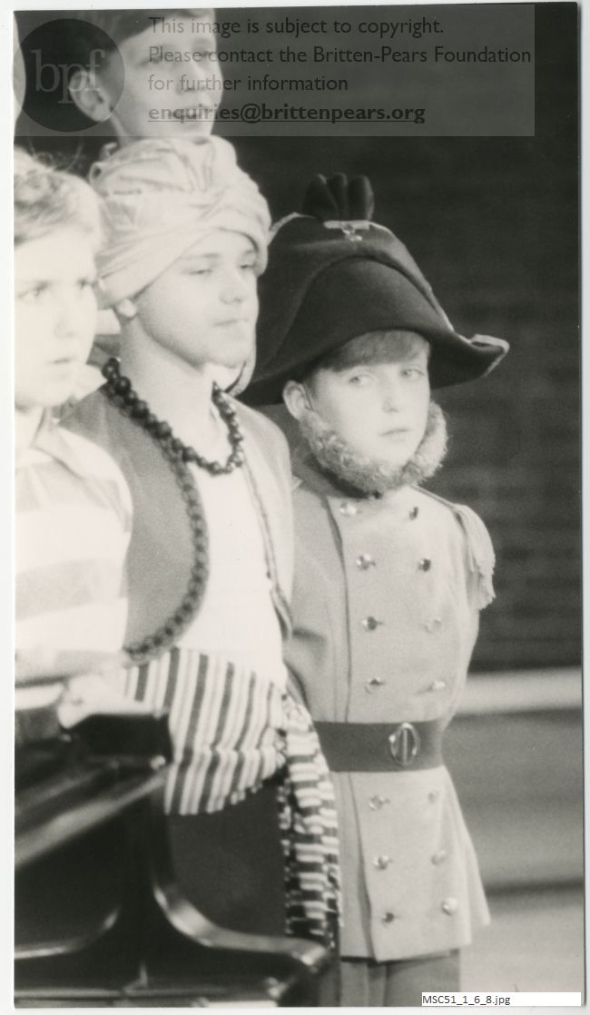 Production photograph of Britten's Golden Vanity
