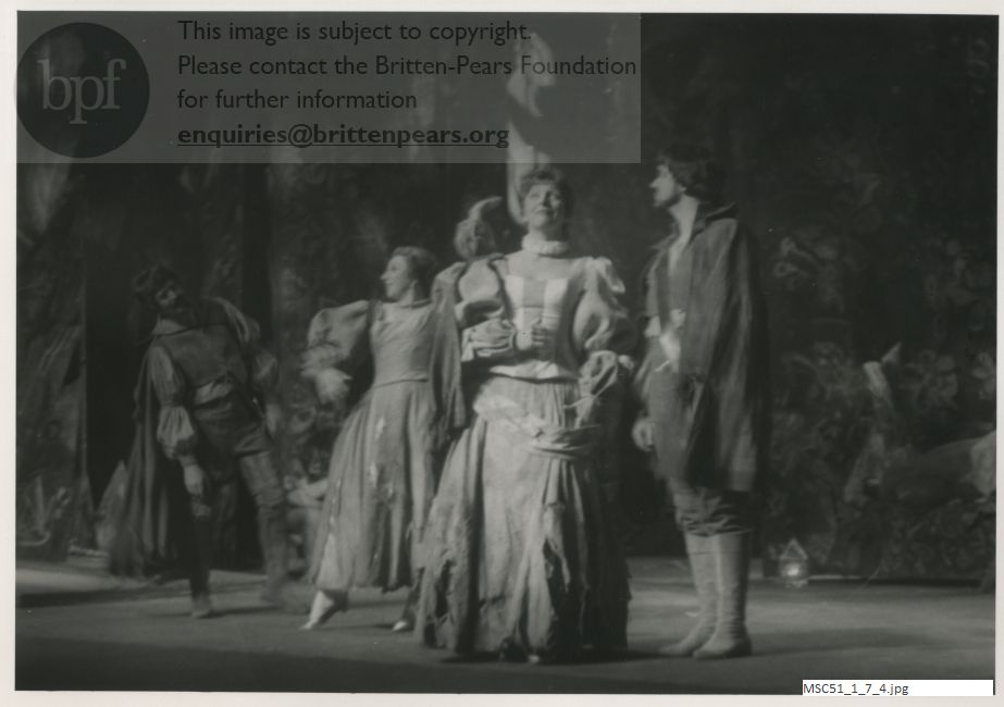 Production photograph of Britten's A Midsummer Night's Dream
