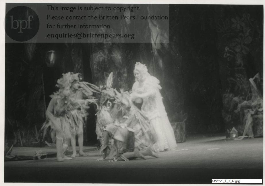 Production photograph of Britten's A Midsummer Night's Dream
