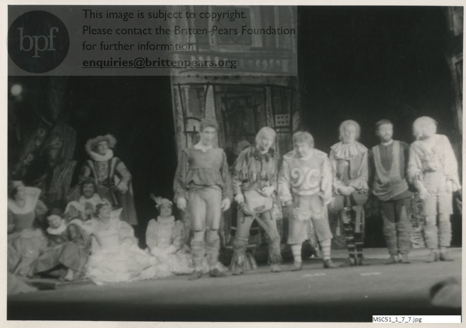 Production photograph of Britten's A Midsummer Night's Dream