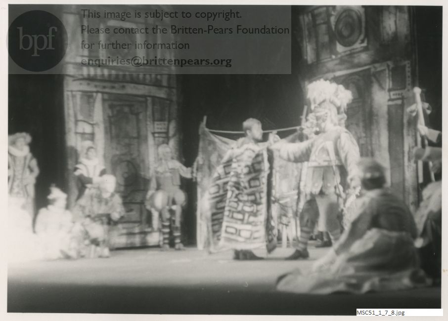 Production photograph of Britten's A Midsummer Night's Dream