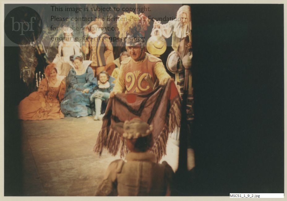 Production photograph of Britten's A Midsummer Night's Dream. Sadler's Wells Theatre