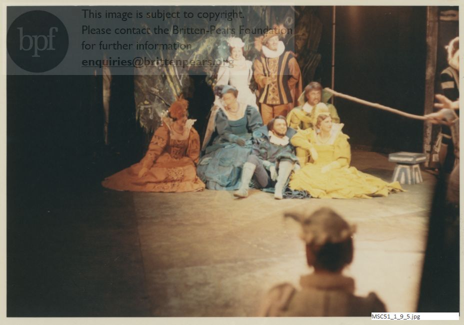 Production photograph of Britten's A Midsummer Night's Dream. Sadler's Wells Theatre
