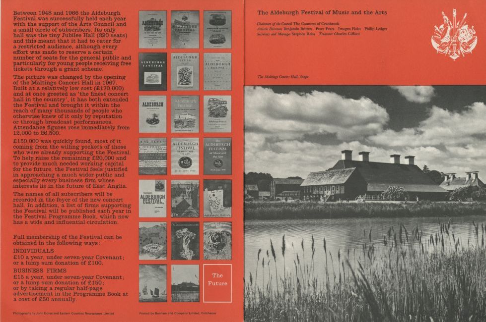 Leaflet:The Aldeburgh Festival of Music and the Arts