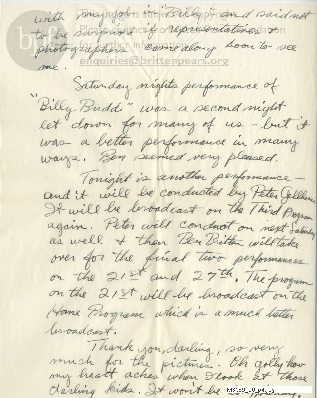 Letter from Theodor Uppman to Jean Uppman