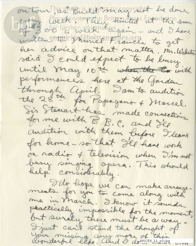 Letter from Theodor Uppman to Jean Uppman