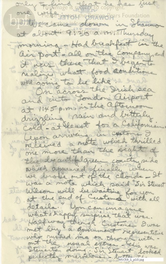 Letter from Theodor Uppman to Jean Uppman