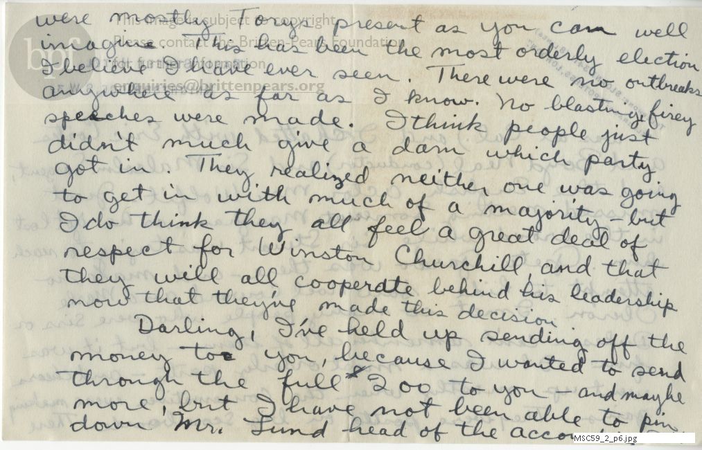 Letter from Theodor Uppman to Jean Uppman