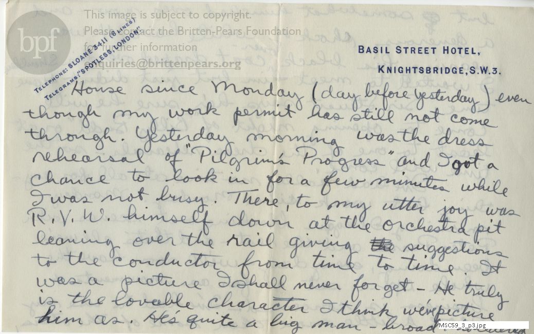 Letter from Theodor Uppman to Jean Uppman