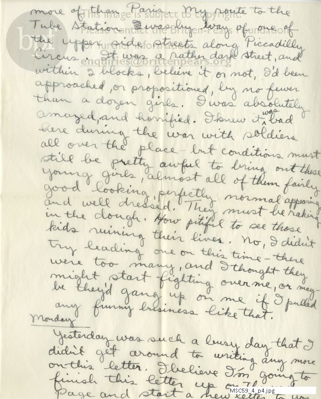 Letter from Theodor Uppman to Jean Uppman