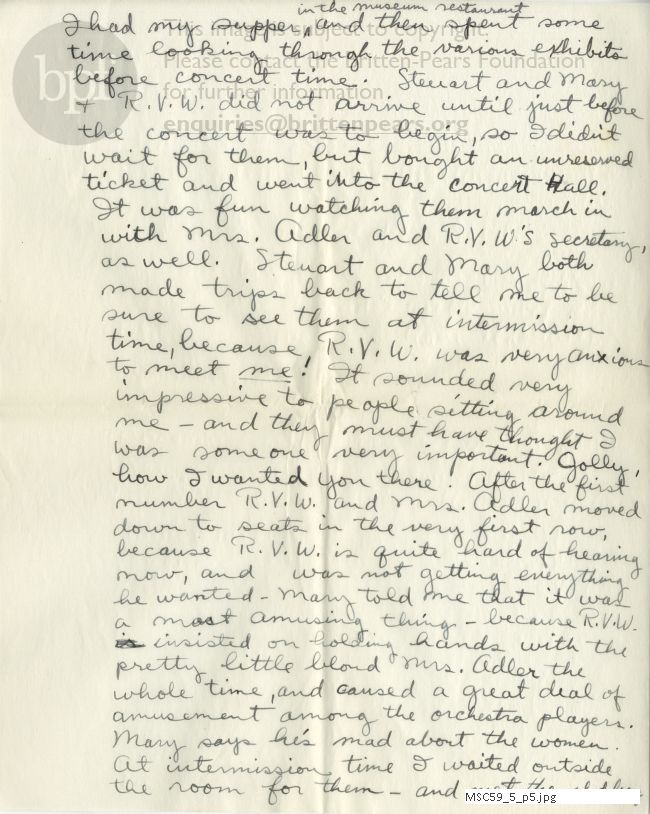 Letter from Theodor Uppman to Jean Uppman