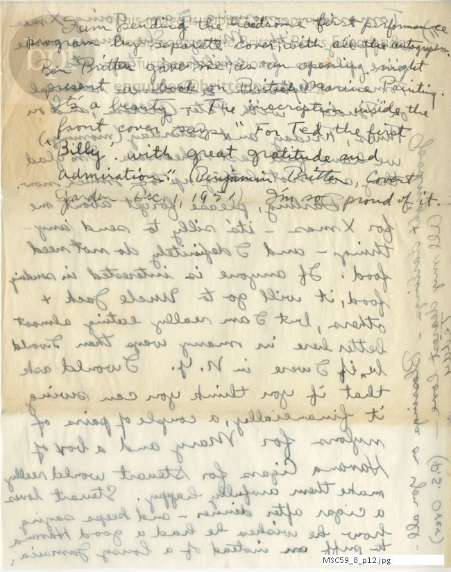 Letter from Theodor Uppman to Jean Uppman