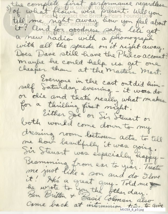 Letter from Theodor Uppman to Jean Uppman