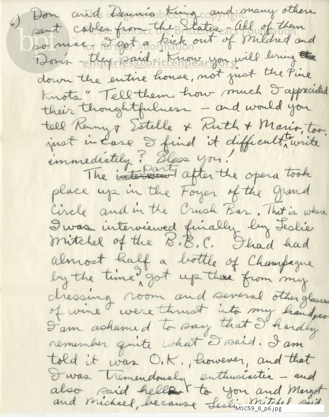 Letter from Theodor Uppman to Jean Uppman
