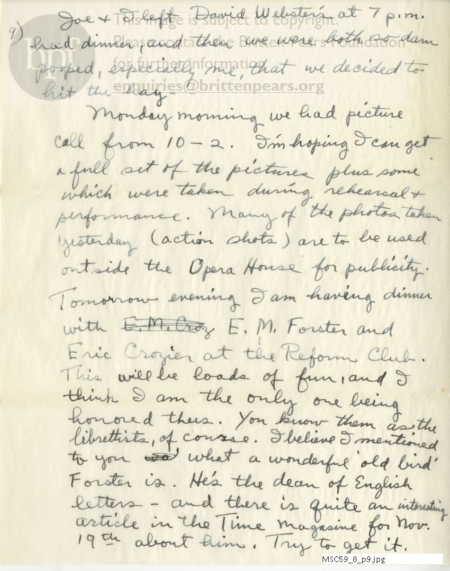 Letter from Theodor Uppman to Jean Uppman