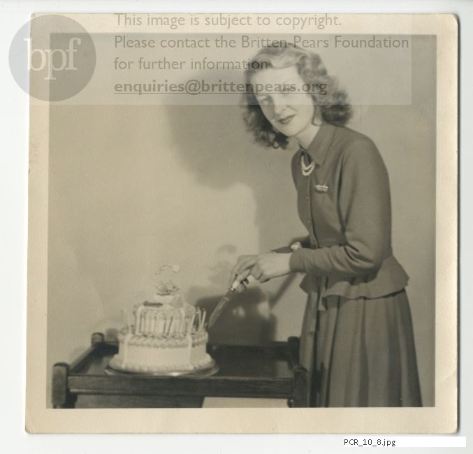 Photograph of Norma Procter on her 21st birthday
